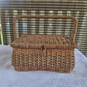 Vintage West German Sewing Basket